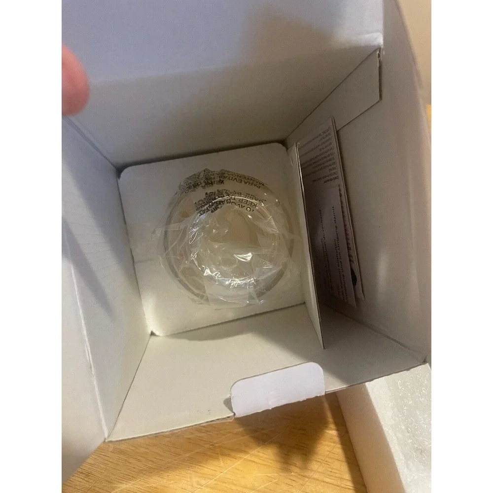 Scentsy‎ GEO PLUG IN Glass Wall Wax Warmer Mini Night Lite Discontinued NIB